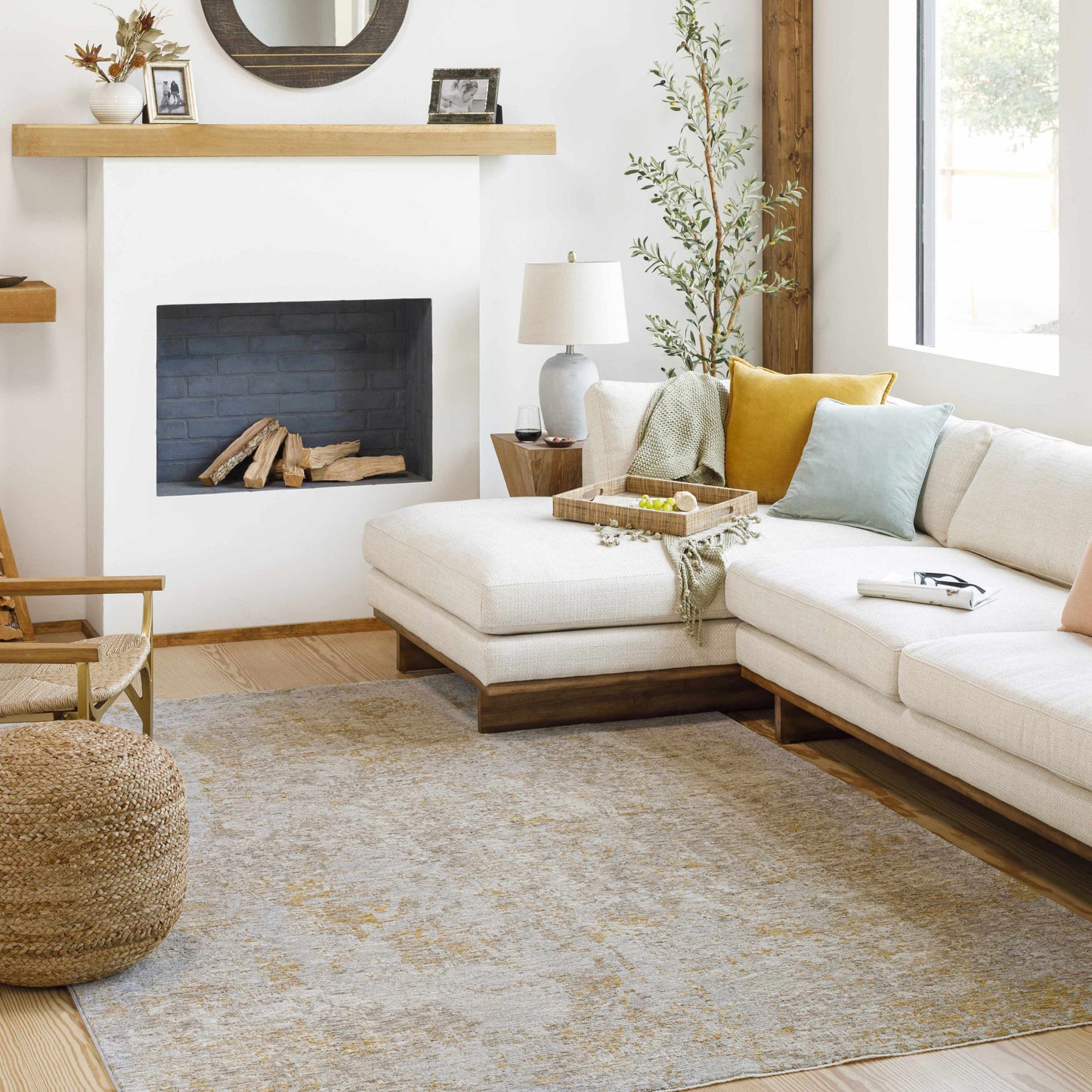 Cayhagan Mustard Luxe Rug-1