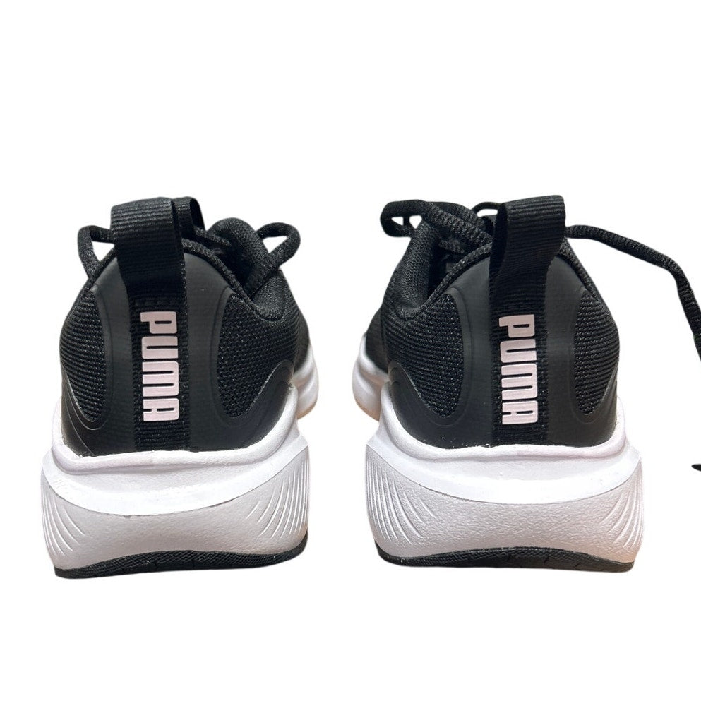 New In Box Puma Womens Size 6 Black White Lace Up Skyrocket Sneaker Shoes