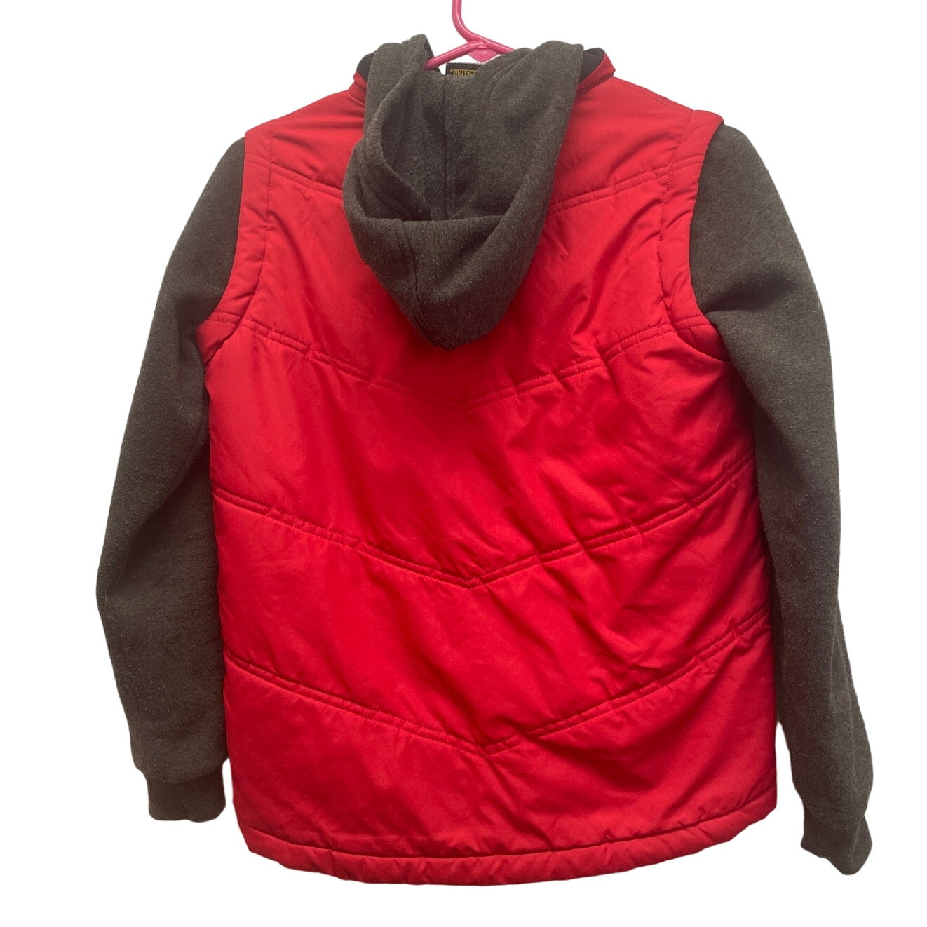 Pacific Trail Boys Medium 100% Polyester Lined Full Zip Fleece Hood & Arms Vest