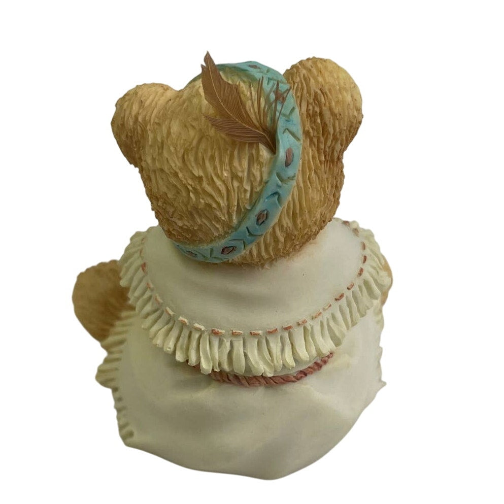 Vintage 1994 Cherished Teddies Winona 617172 Little Fair Feather Friend Bear