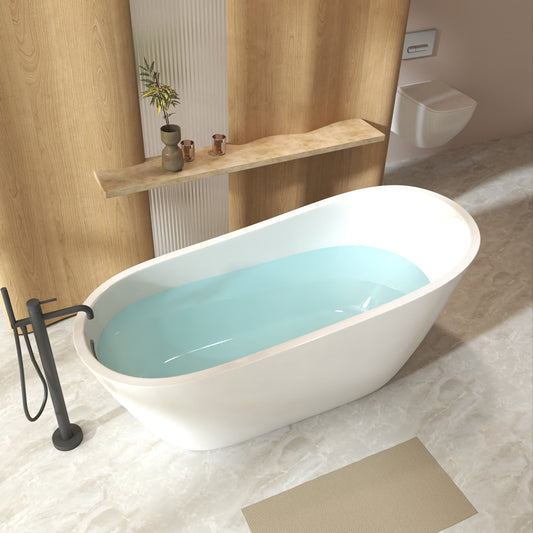 67" Freestanding Slipper Bathtub