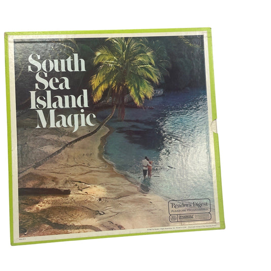 Vintage 1968 Reader's Digest South Sea Island Music 4 Vinyl Record Album Set