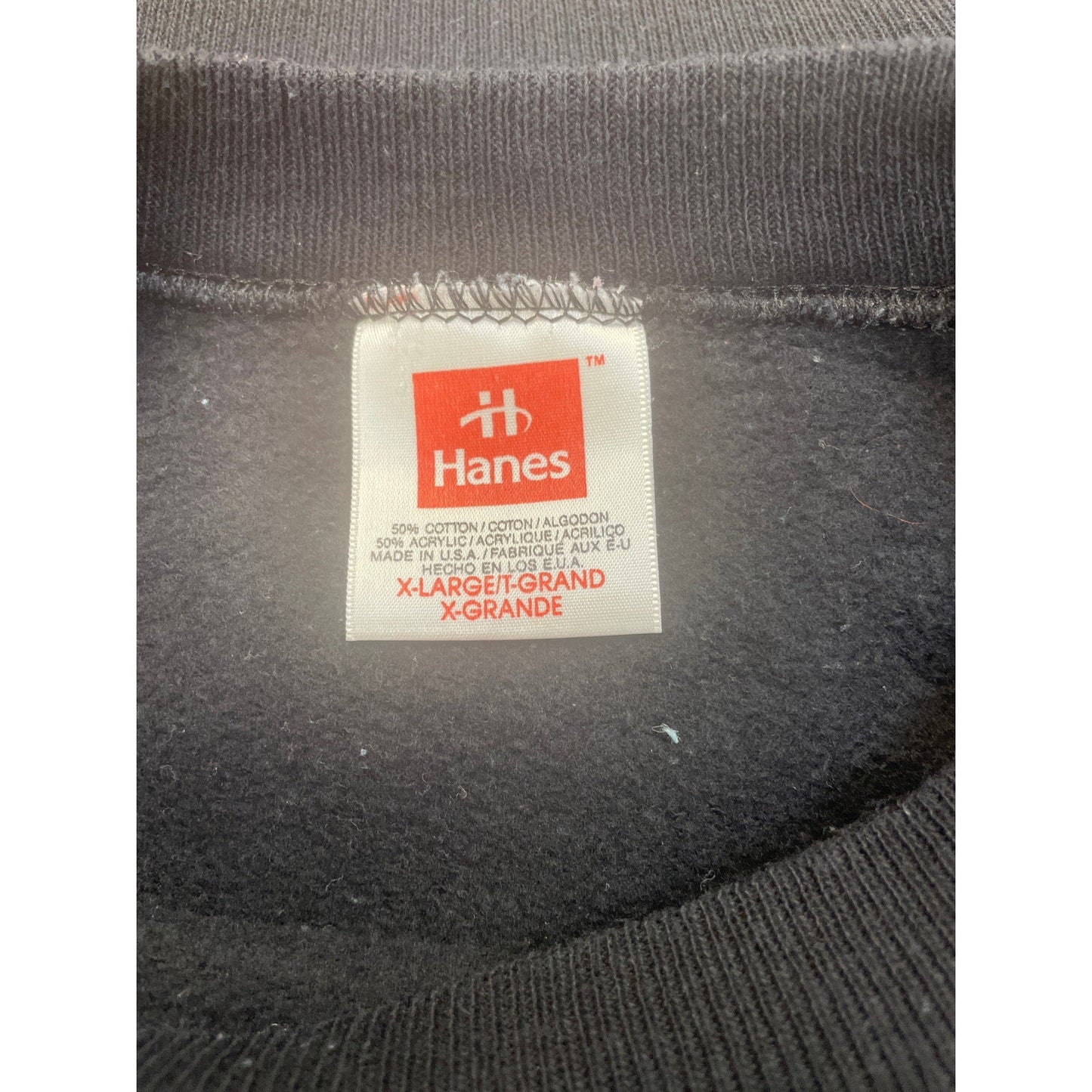 Hanes Womens XL Dear Santa I Want It All Long Sleeve Pullover Sweatshirt