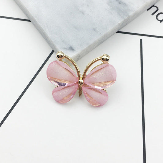 Diy Alloy Jewelry Accessories Crystal Butterfly Apple Mobile Phone Case