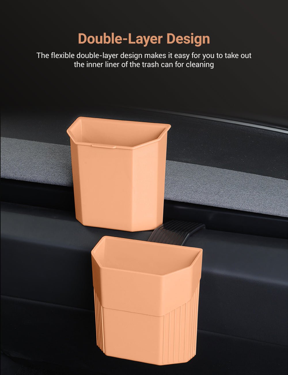 Central Screen/Seat/Dash Trash Can for Model 3 Highland / Model Y Juniper
