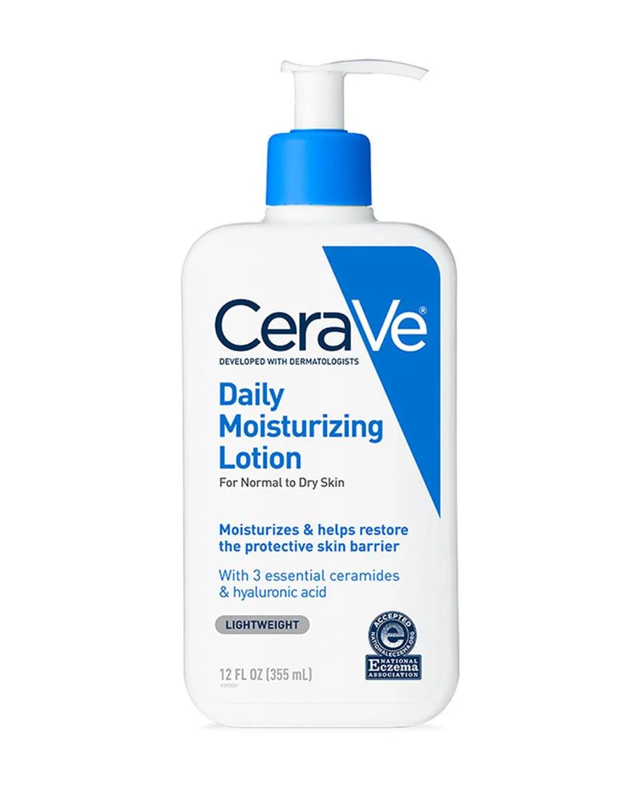 CeraVe Daily Moisturizing Lotion bottle on a white background