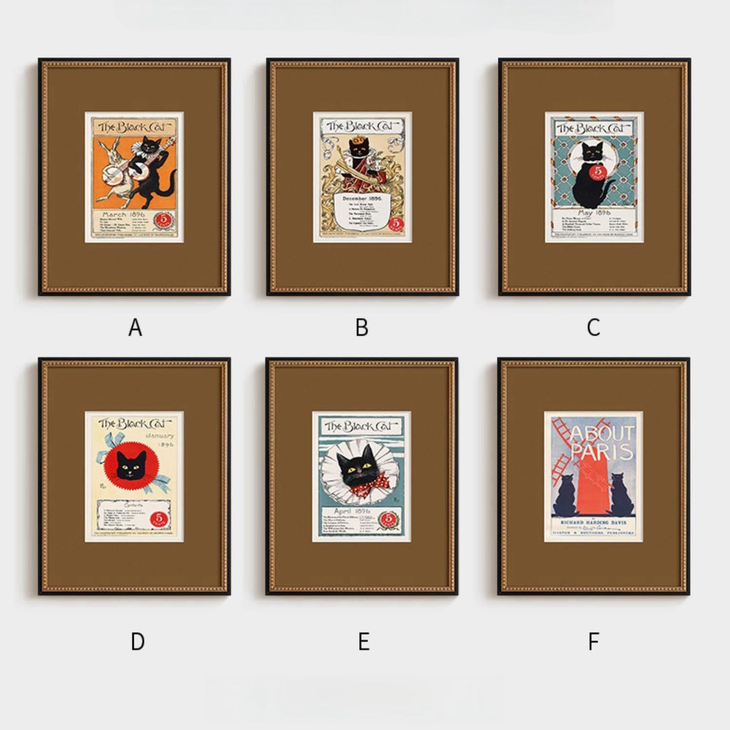 Retro Poster Cat Wall Art-0