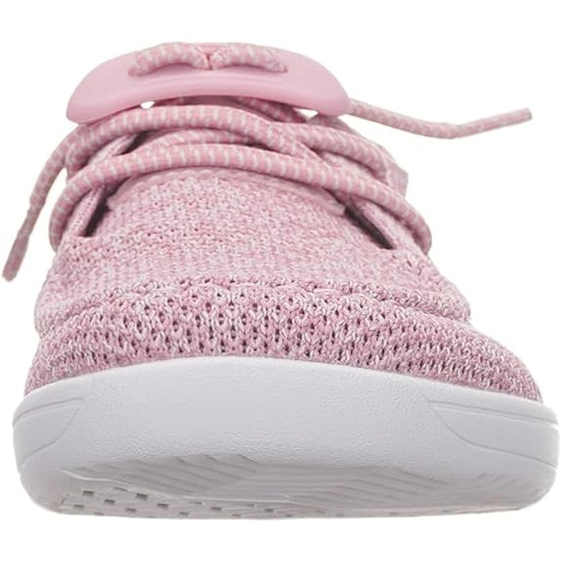 Whitin Toddler Girls Size 7 Pink Sneakers Lace Up Round Toe Barefoot Shoes