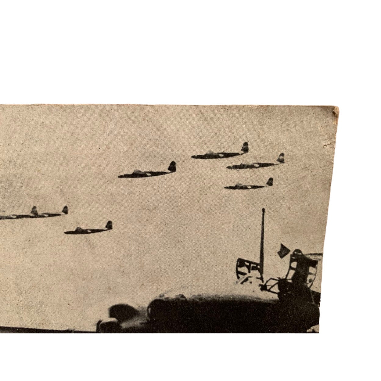 Vintage 5" by 8" James Phillips Japanese Bombers WWII Black White Photo Print