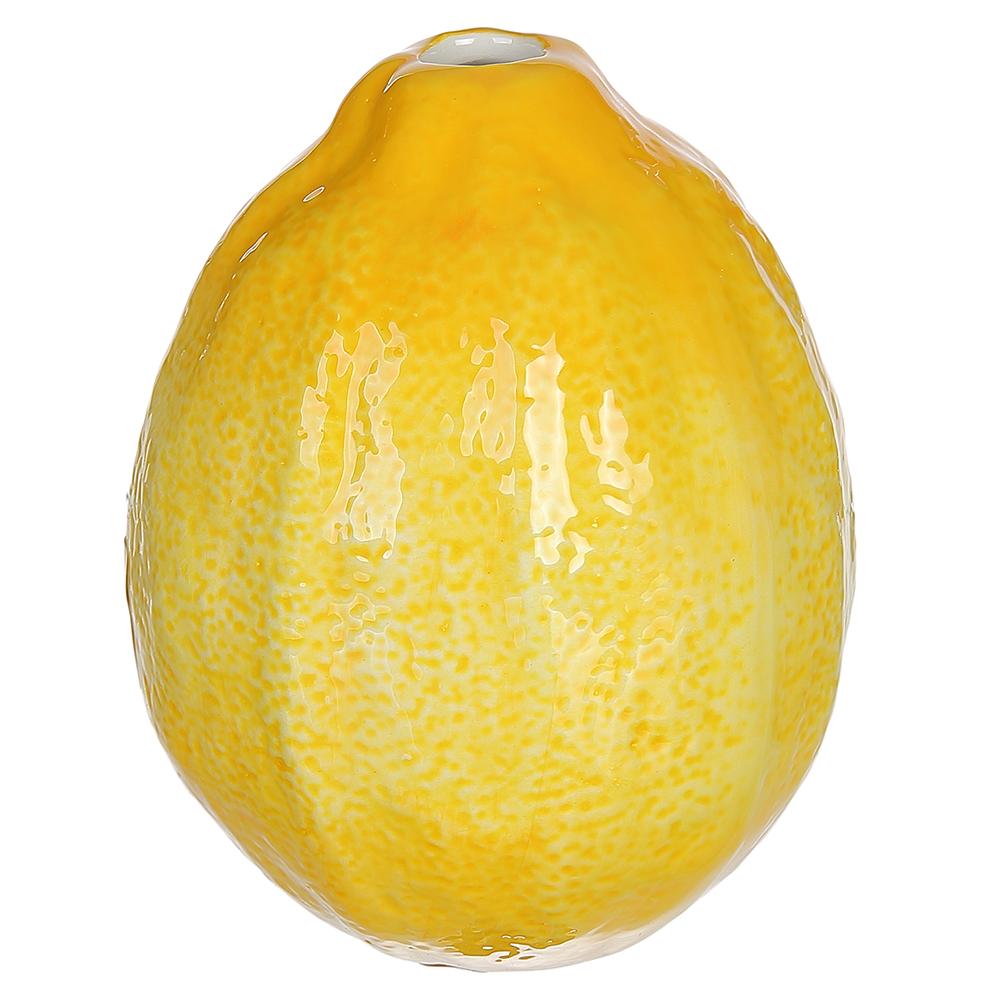 4.7" Ceramic Lemon Vase-0