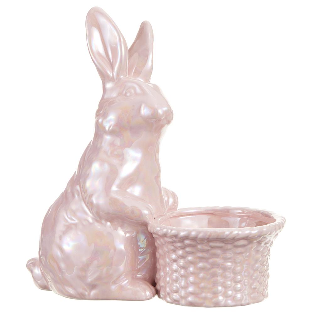 8" Bunny Planter  Pink-0