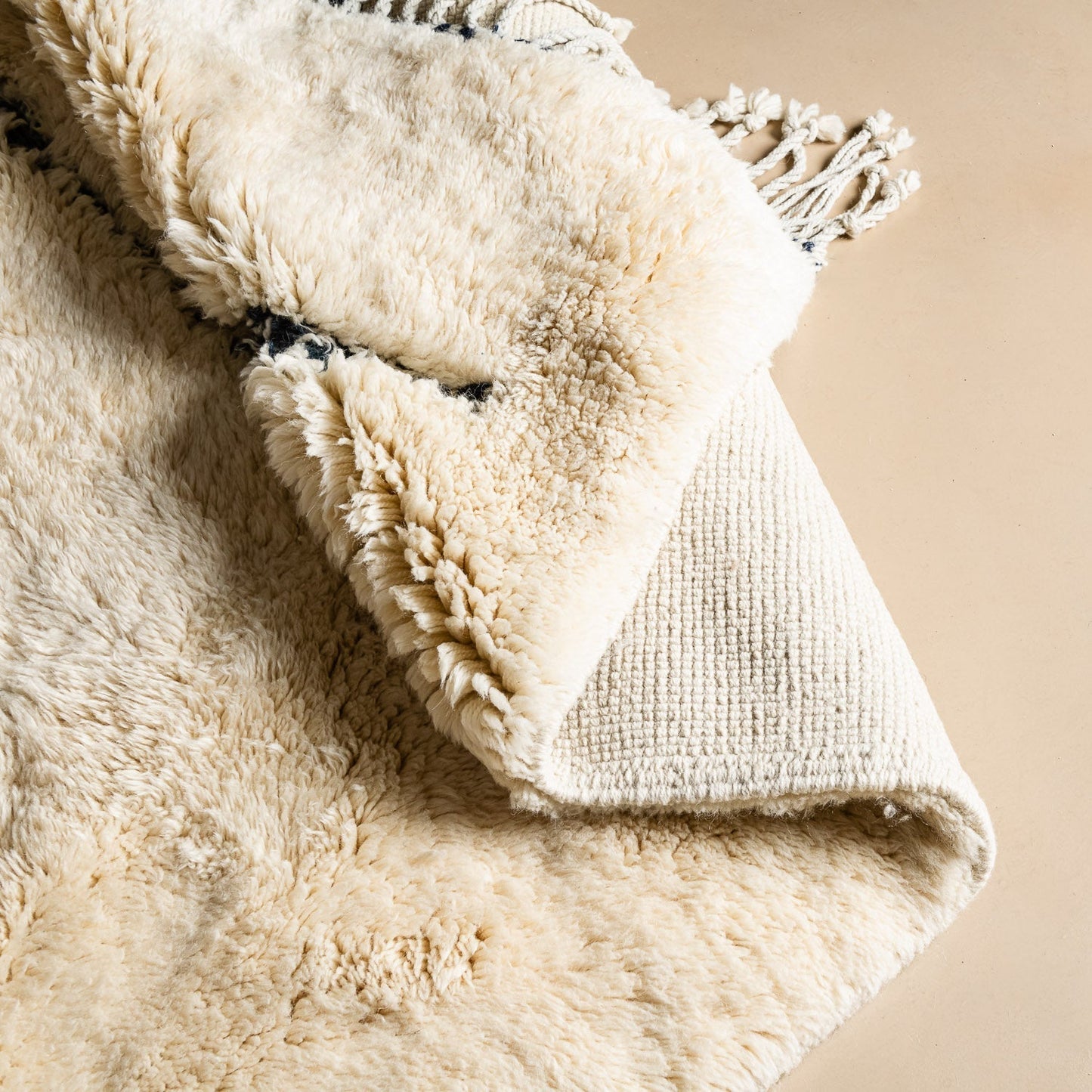 Whispered Echoes - Luxury Shag Moroccan Rug-3