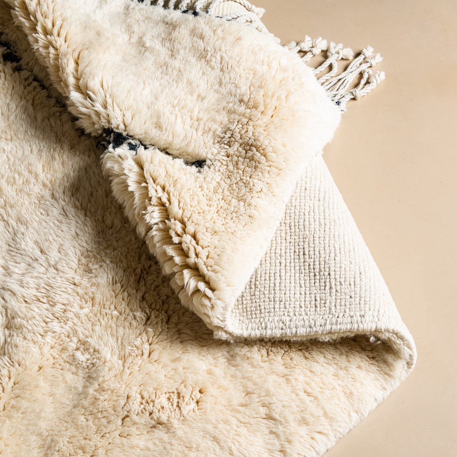 Whispered Echoes - Luxury Shag Moroccan Rug-3