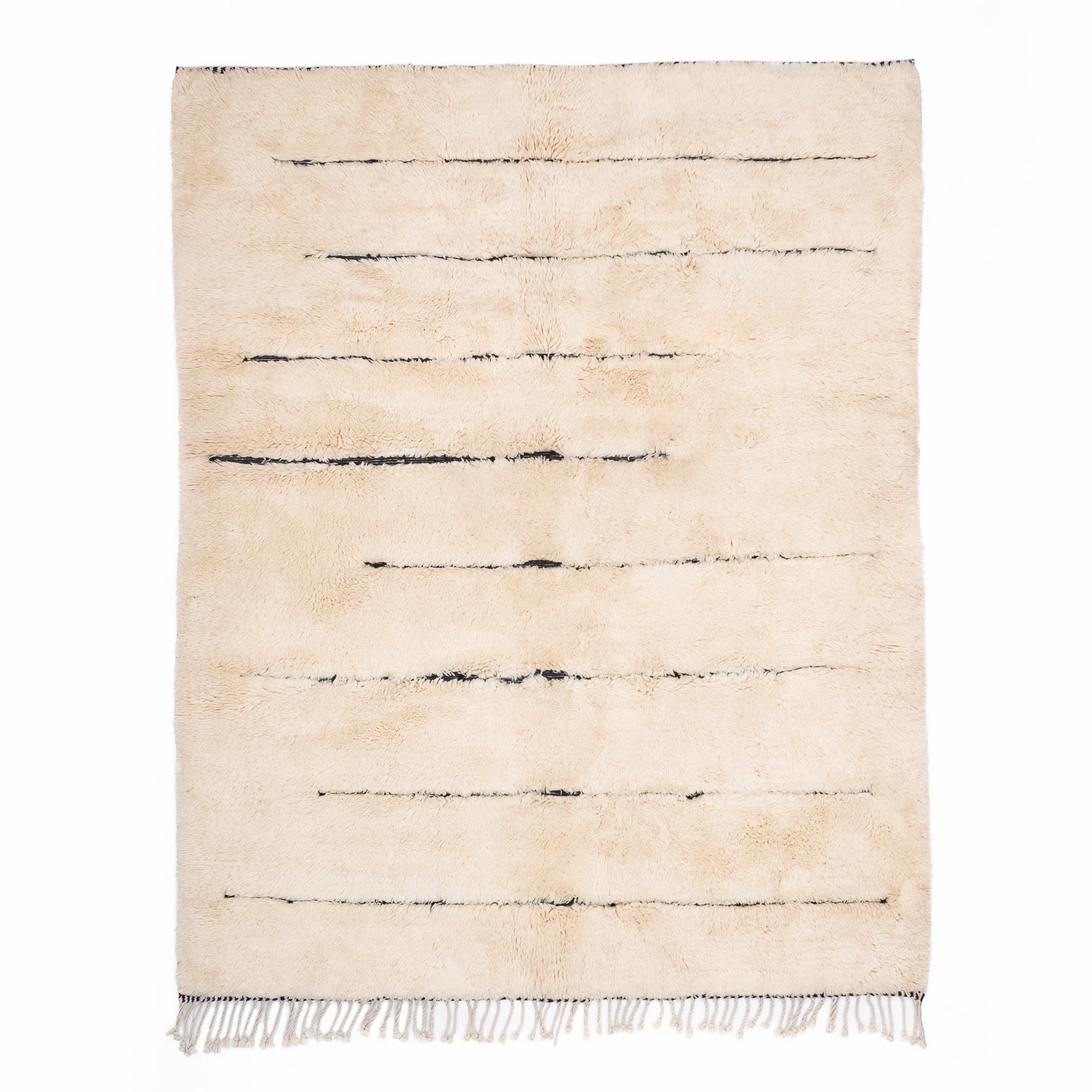 Whispered Echoes - Luxury Shag Moroccan Rug-0