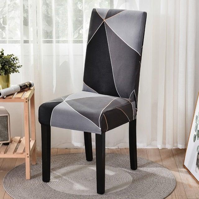 Chair Covers For Dining Room Stretch Spandex Removable Washable Anti-dust Seat Slipcover Multicolor  Chair covers  Chair Covers For Dining Room With Printed Patterns Easy Slip-on Stretchy Dining Room Chair Covers