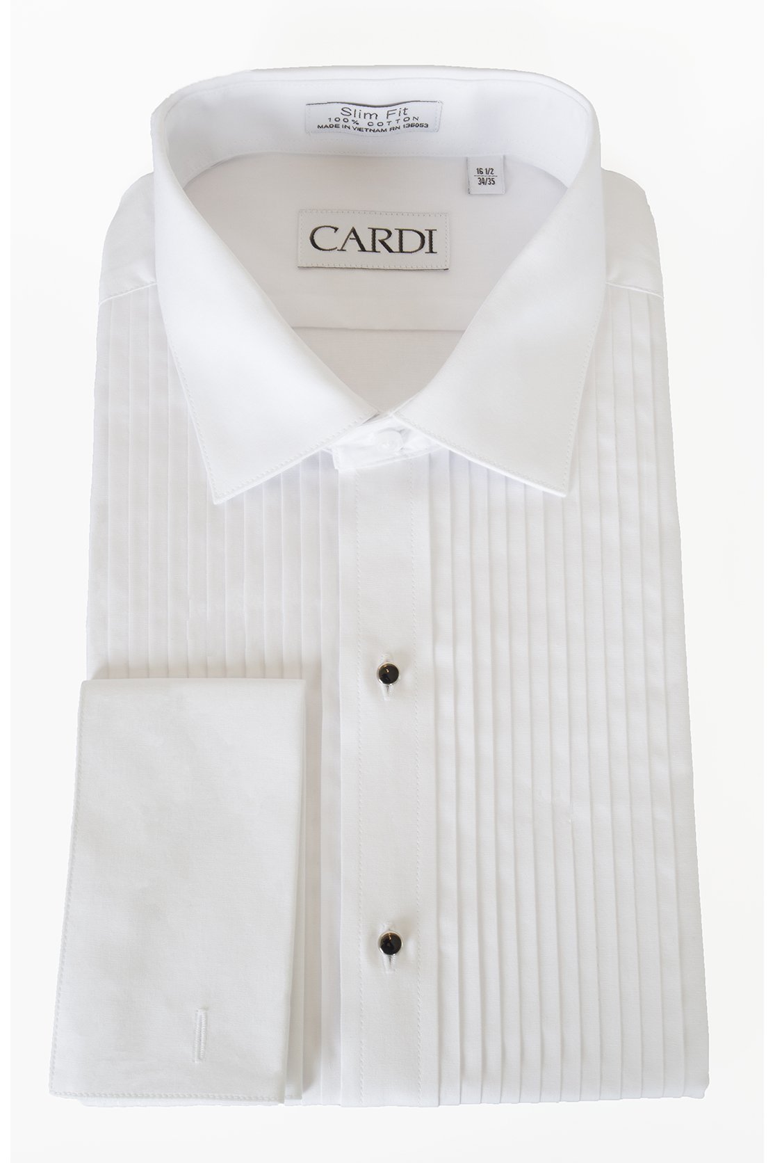 "Charles" White Spread Collar Tuxedo Shirt-Man wearing a long sleeve white dress shirt with collar all white shirt 