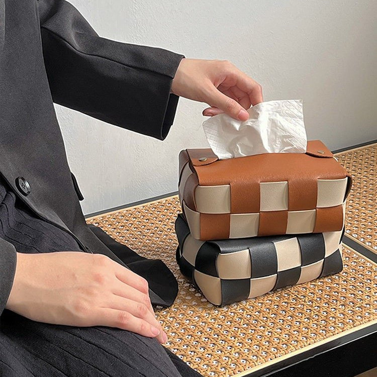 PU Leather Tissue Box Cover