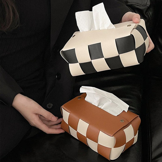 PU Leather Tissue Box Cover