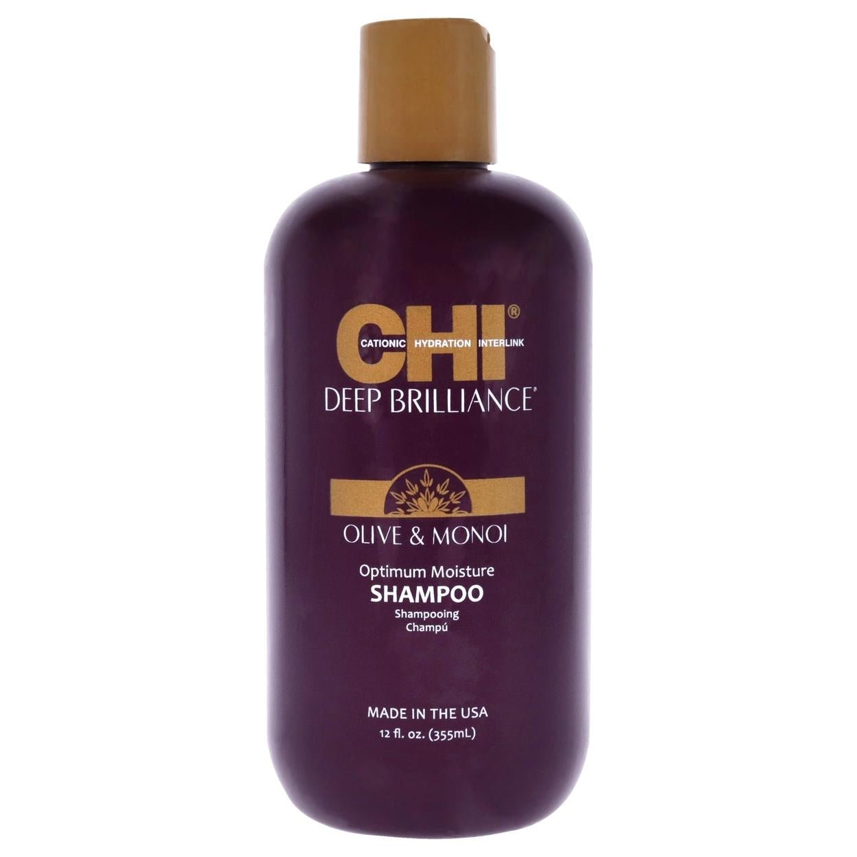 CHI Deep Brilliance Optimum Moisture Shampoo 12 oz