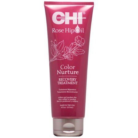 CHI Rose Hip Oil Color Nurture Recovery Treatment 8  oz