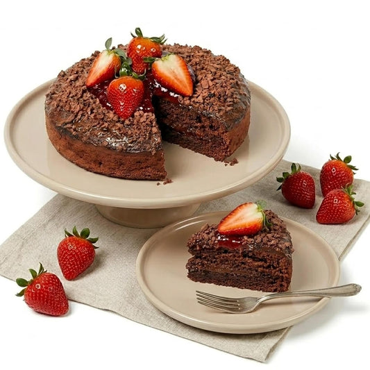 Andy Anand Gluten-Free Chocolate Strawberry Cake, 9-Inch, 2.5 lb – Freshly Baked Handcrafted for All Ages, Birthday & Celebration Gift Box
