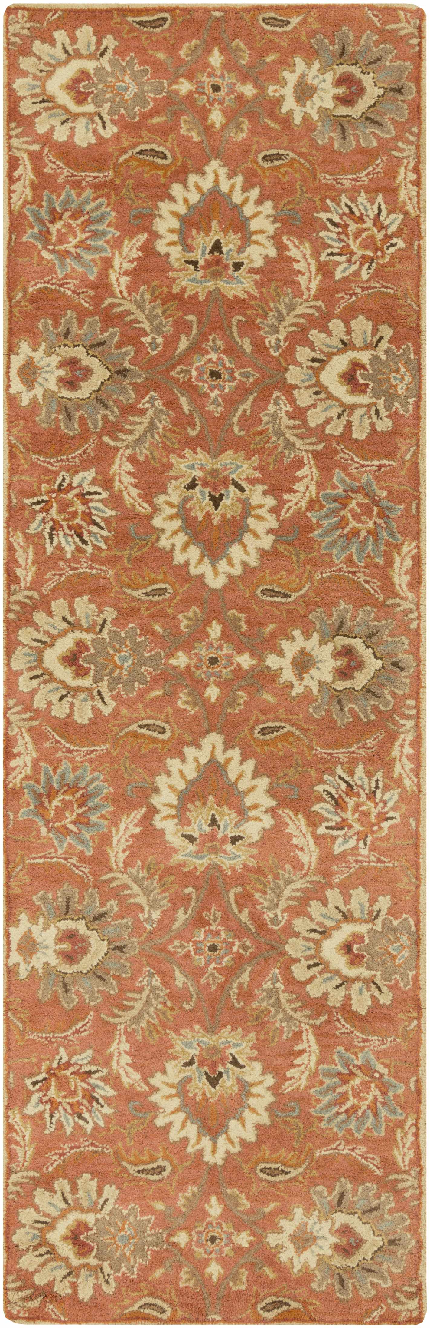 Chesterton Hand Tufted Orange 1112 Area Rug-12