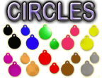ID Tag for Dogs and Cats - Circle Shape