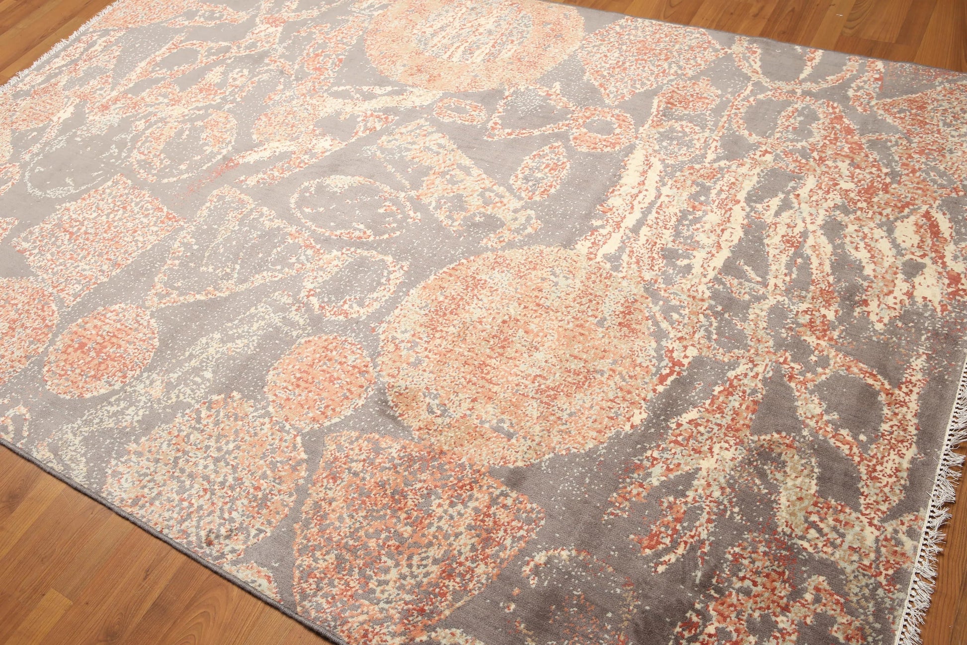 6x9 Gray Hand knotted 100% Wool Persian Oriental Area Rug-3