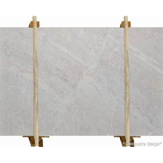 Cleopatra Beige Bookmatching Marble Slabs Polished - Livfloors Collection
