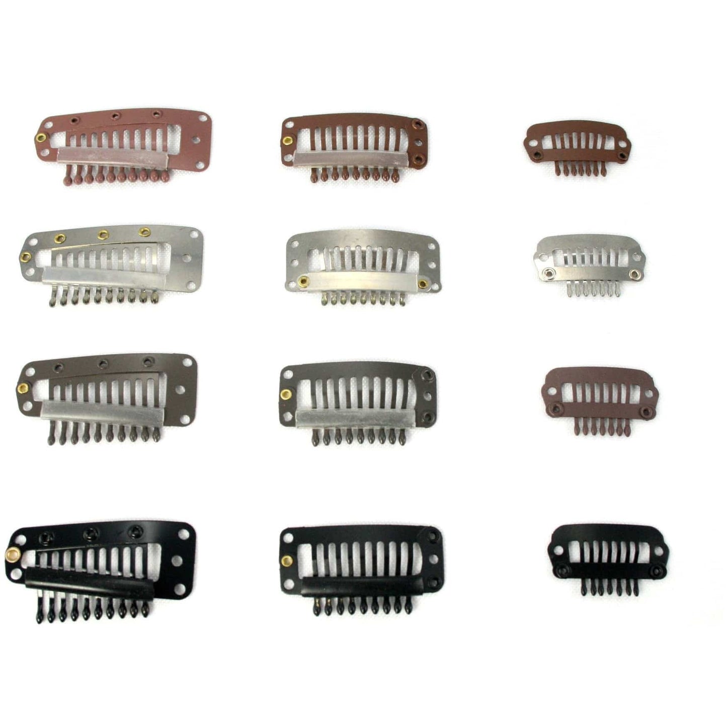 Clips for hair extensions