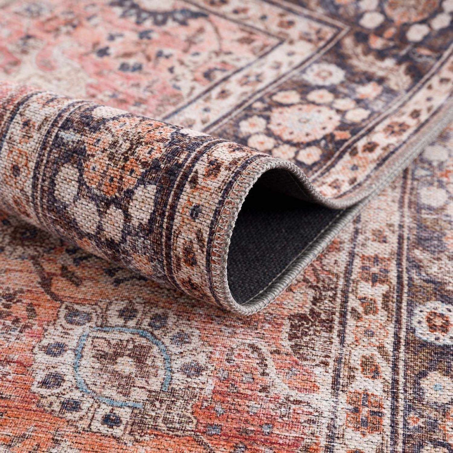 Ganyangan Red Washable Rug-4