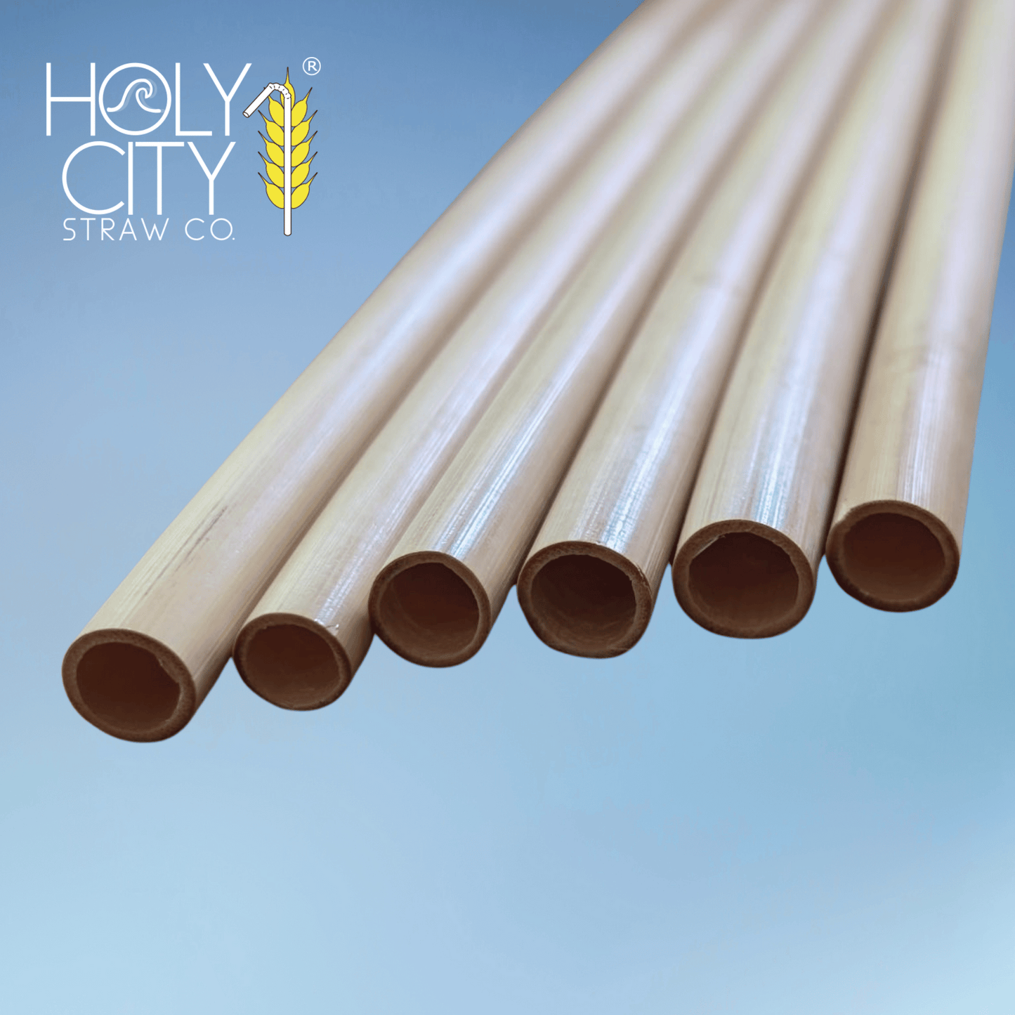 7.9" Jumbo Reed Straws | 10CT. | - 5 Pack Bundle-1