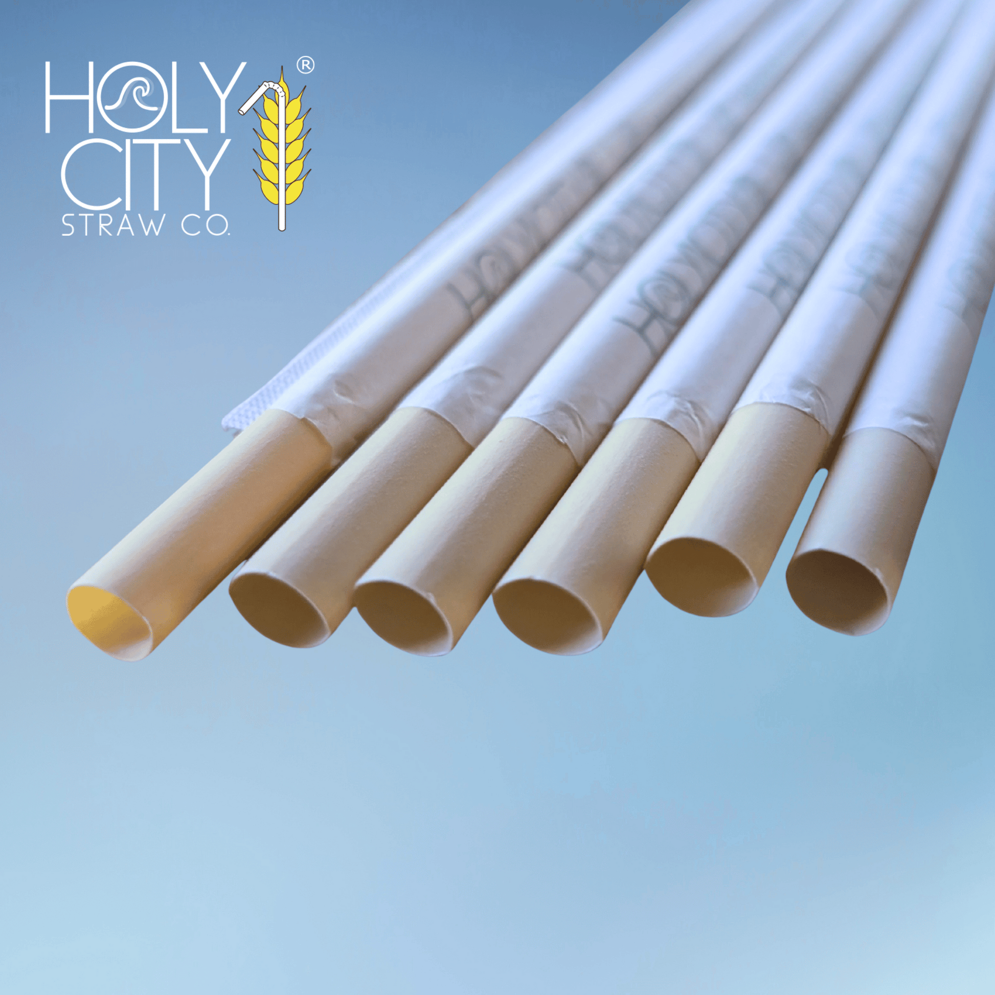 7.9" Wrapped Bamboo Fiber Straws | 8mm-1