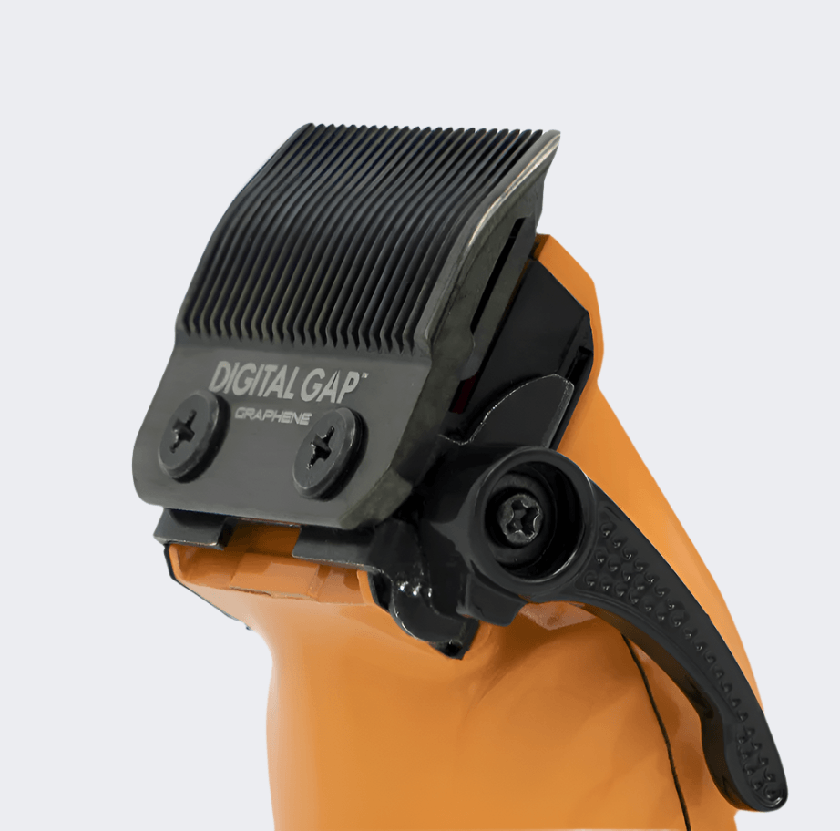 Cocco Pro Hyper Veloce Clipper Orange with FREE Digital Gap Graphene Taper Blade