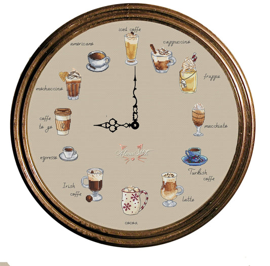 Coffee-set - PDF Cross Stitch Pattern-0
