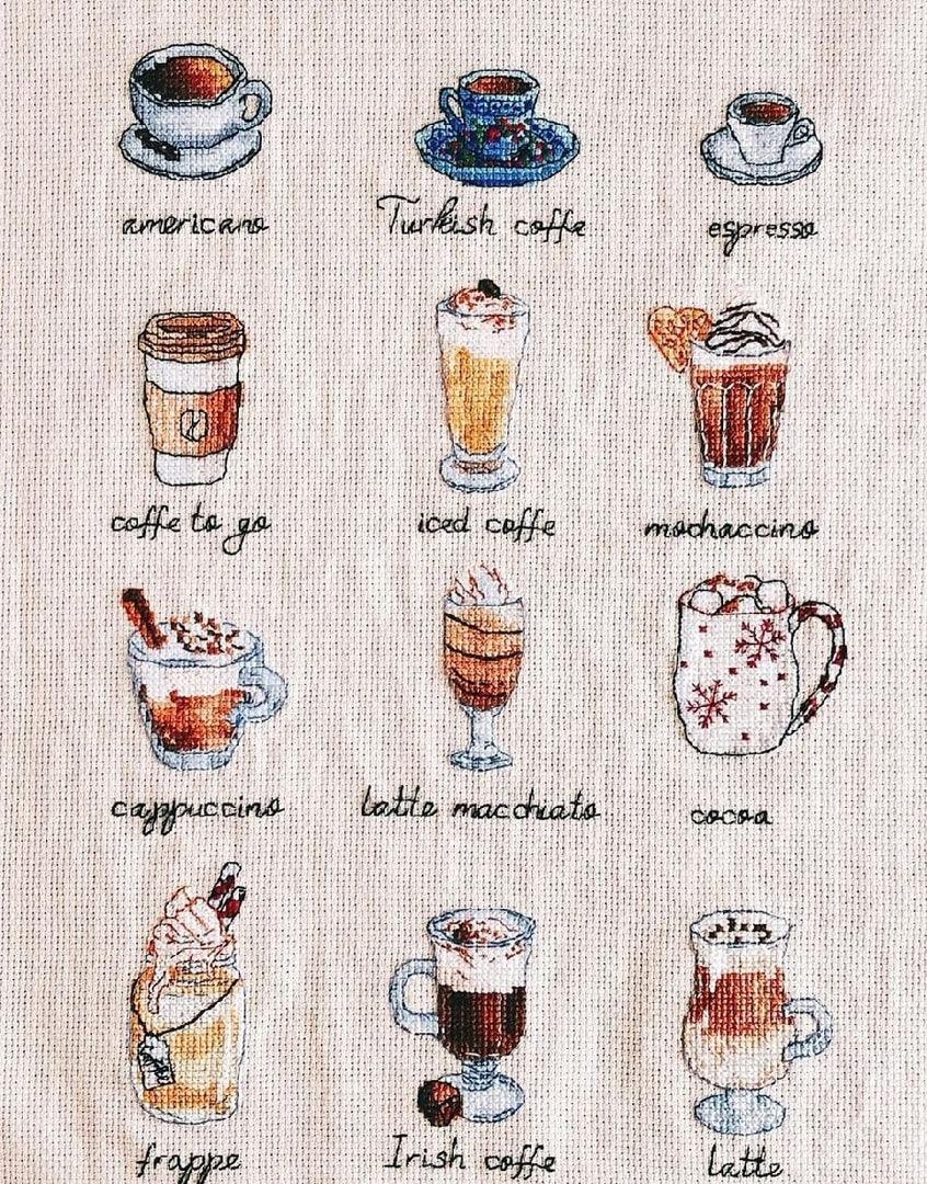 Coffee-set - PDF Cross Stitch Pattern-2