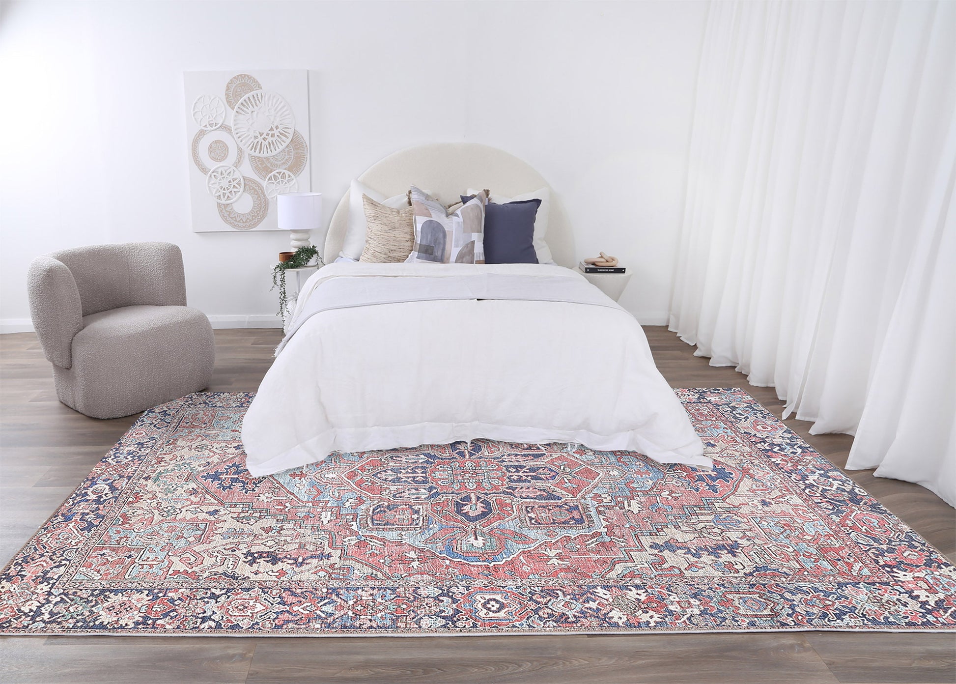 Colette Machine Washable in Multicolor Rug-3