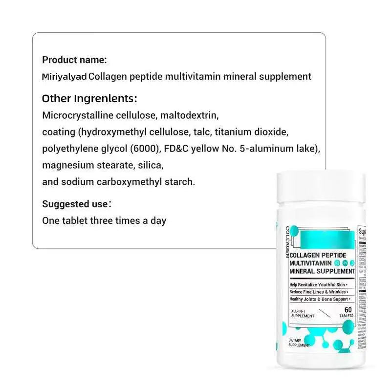 Collagen Multivitamin Healthcare Supplement