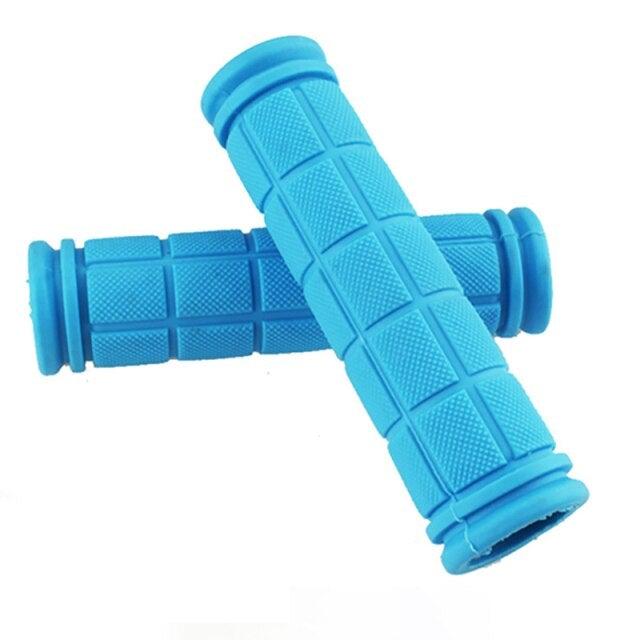 Colorful Cycling Handlebar Cover Bicycle Scooter Handle Bar Rubber Soft Durable Non-Slip End Grip Mountain Road Bicycle Handlebar Grips Specialized Replacement Bike Grips For Beach Scooter Mountain Bicycle
