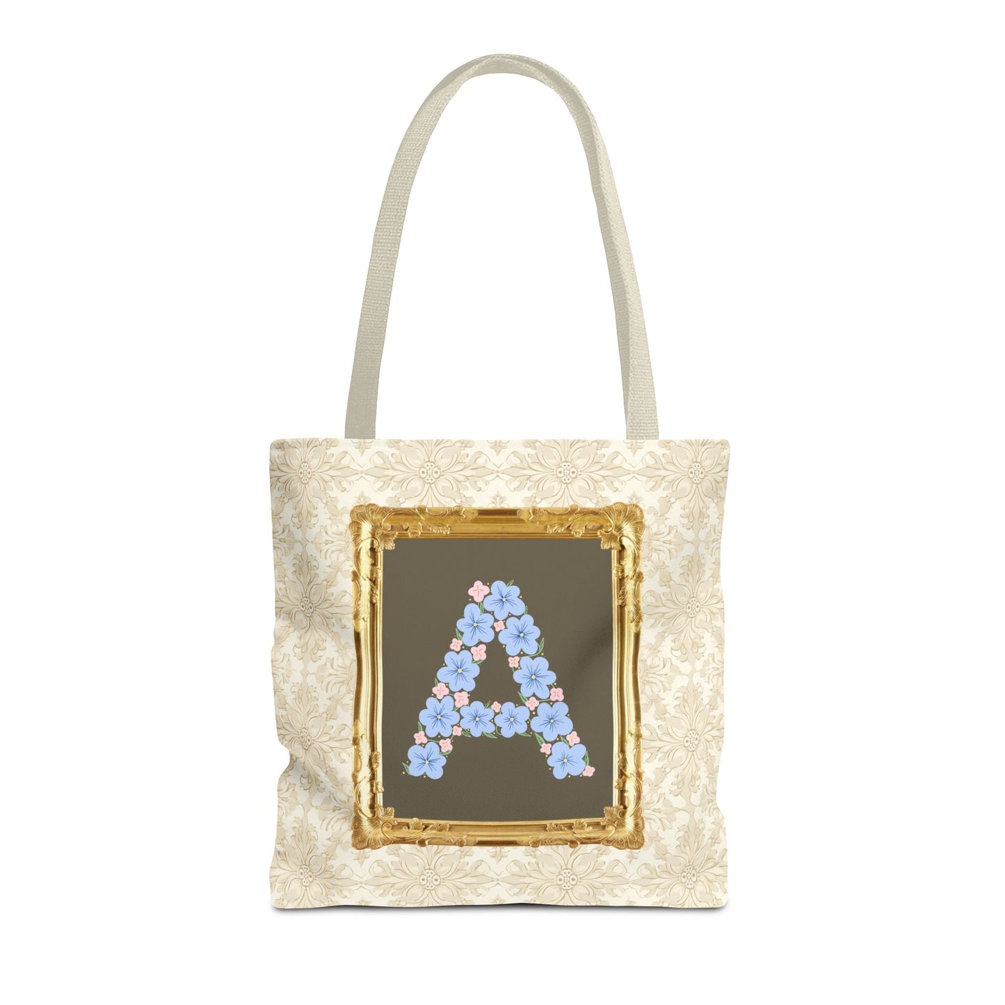 Framed Flower Initial: A