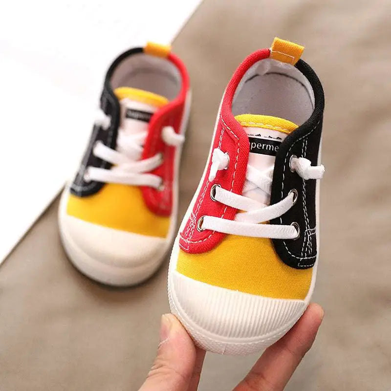 Colorful Kindergarten Indoor Shoes with Rubber Soles