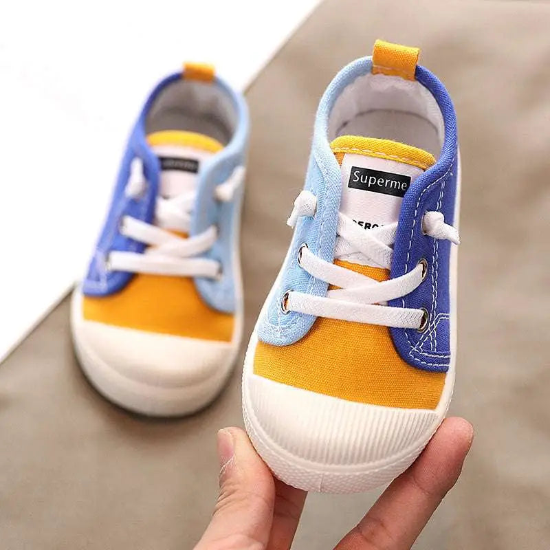 Colorful Kindergarten Indoor Shoes with Rubber Soles