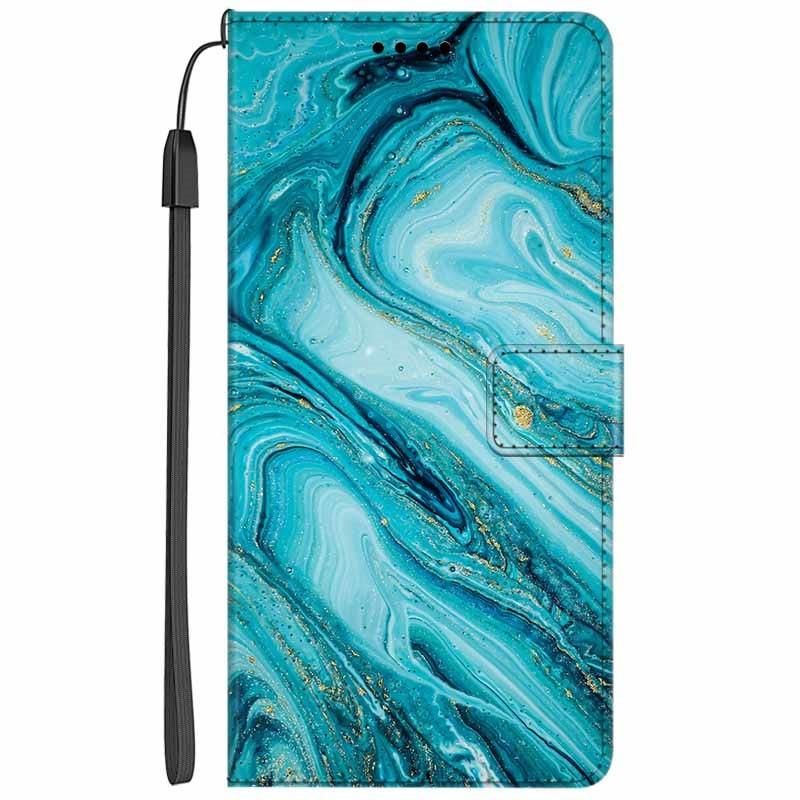 Colorful Marble Flip Leather Case For iPhone 11 12 13 Pro Max Cover iPhone12 Mini iphone12 iphone13 13pro Wallet Stand Marble Phone Covers Marble Flip Leather Phone Case Magnetic Kickstand Protective Cover
