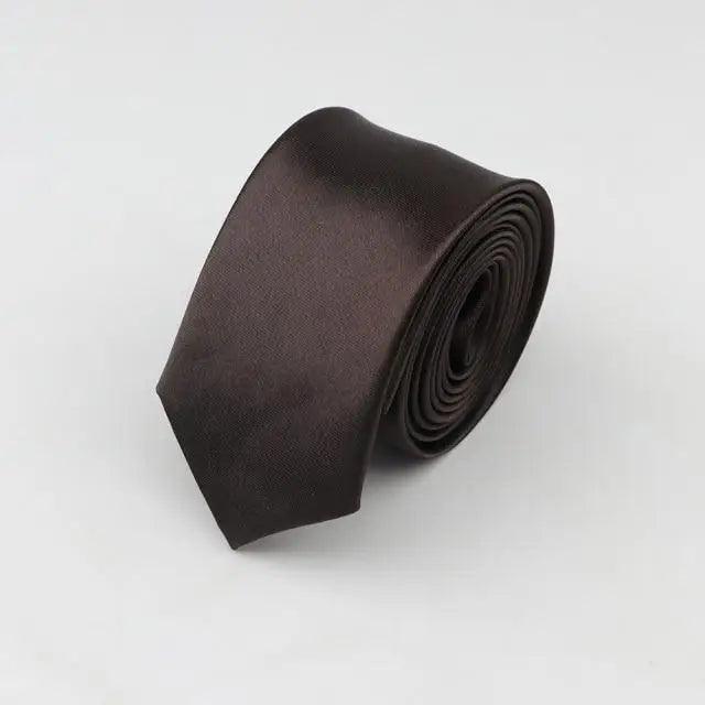 Colorful Men Polyester Slim Men Necktie Simple Design Party Necktie Wedding And Daily Wear Neck Ties