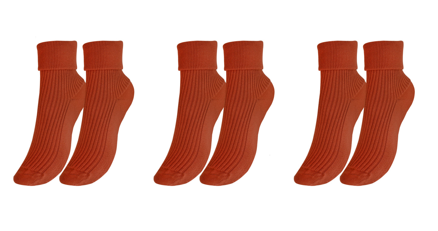 tittimitti® 100% Organic Combed Cotton Luxury Women's Socks 3-Pack. Made in Italy.