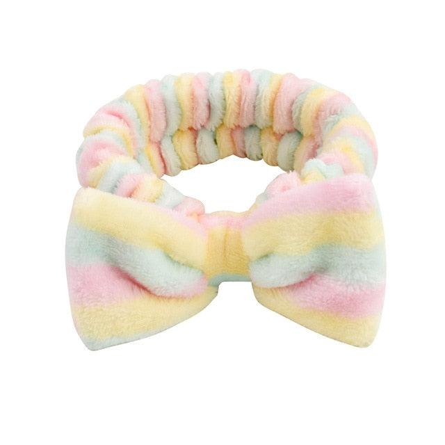Coral Fleece Soft Headband Cross Top Knot Hairband Elastic Hair Band For Women Girls Wash Face Turban Headwear Gorgeous Hair Accessories For Women