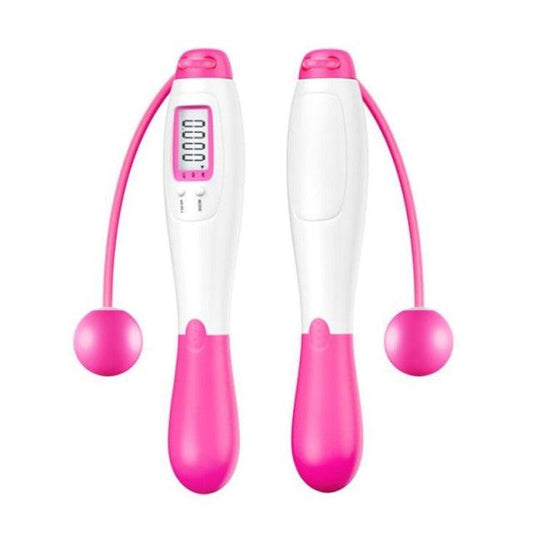 Cordless Electronic Skipping Rope Gym Fitness Cordless Skipping Smart Jump Rope With LCD Screen Counting Speed Skipping Rope With Calorie Counter Adjustable Digital Weighted Jumping Rope For Fitness Exercise Cordless Jump Rope Suitable For Women