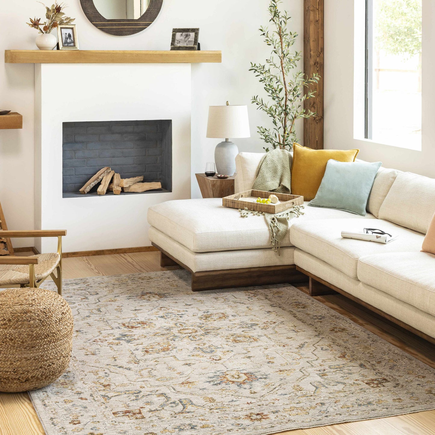 Coromandel Oushak Area Rug-1