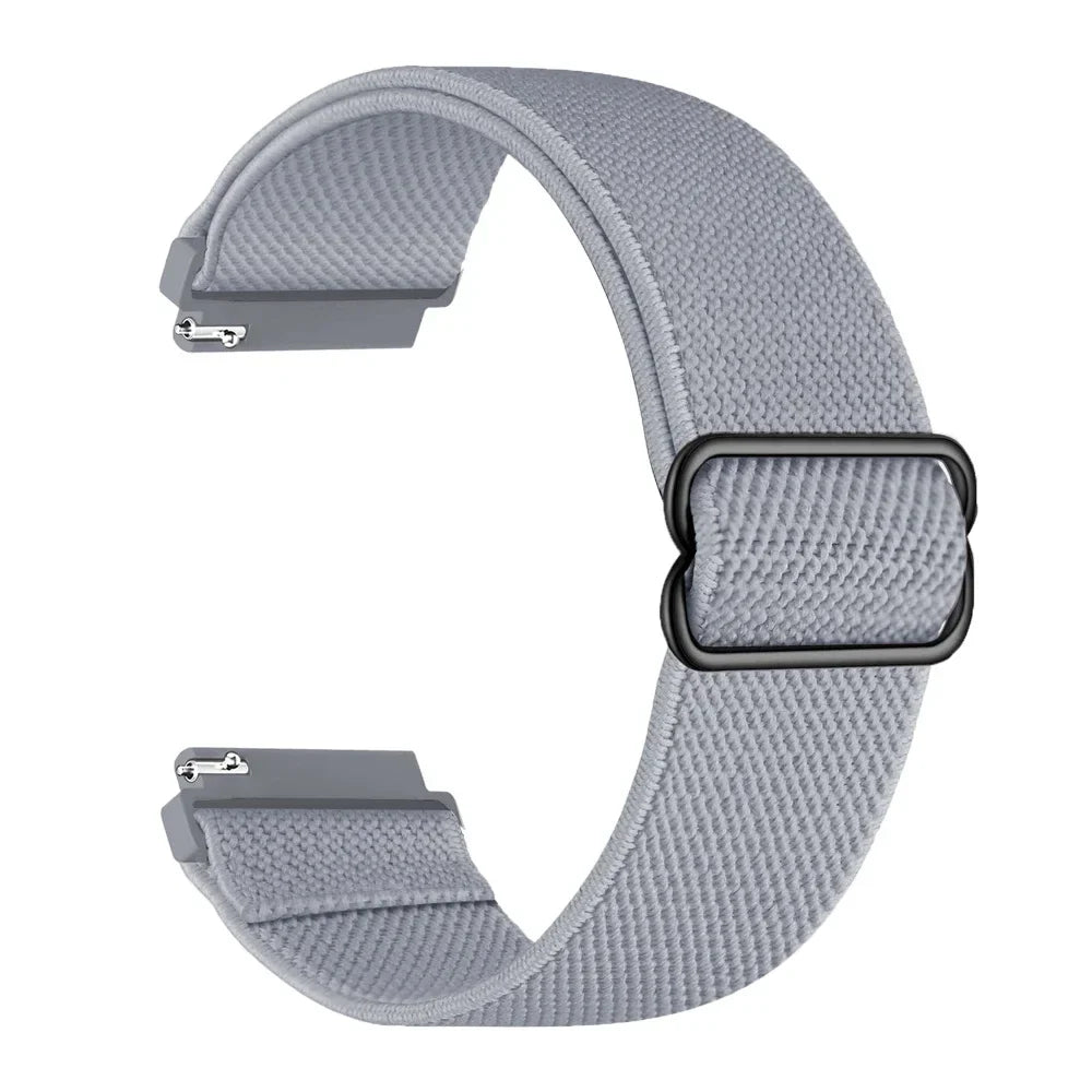 COROS Nylon Loop Watch Band - Elastic Strap Unisex with Metal Button Clasp