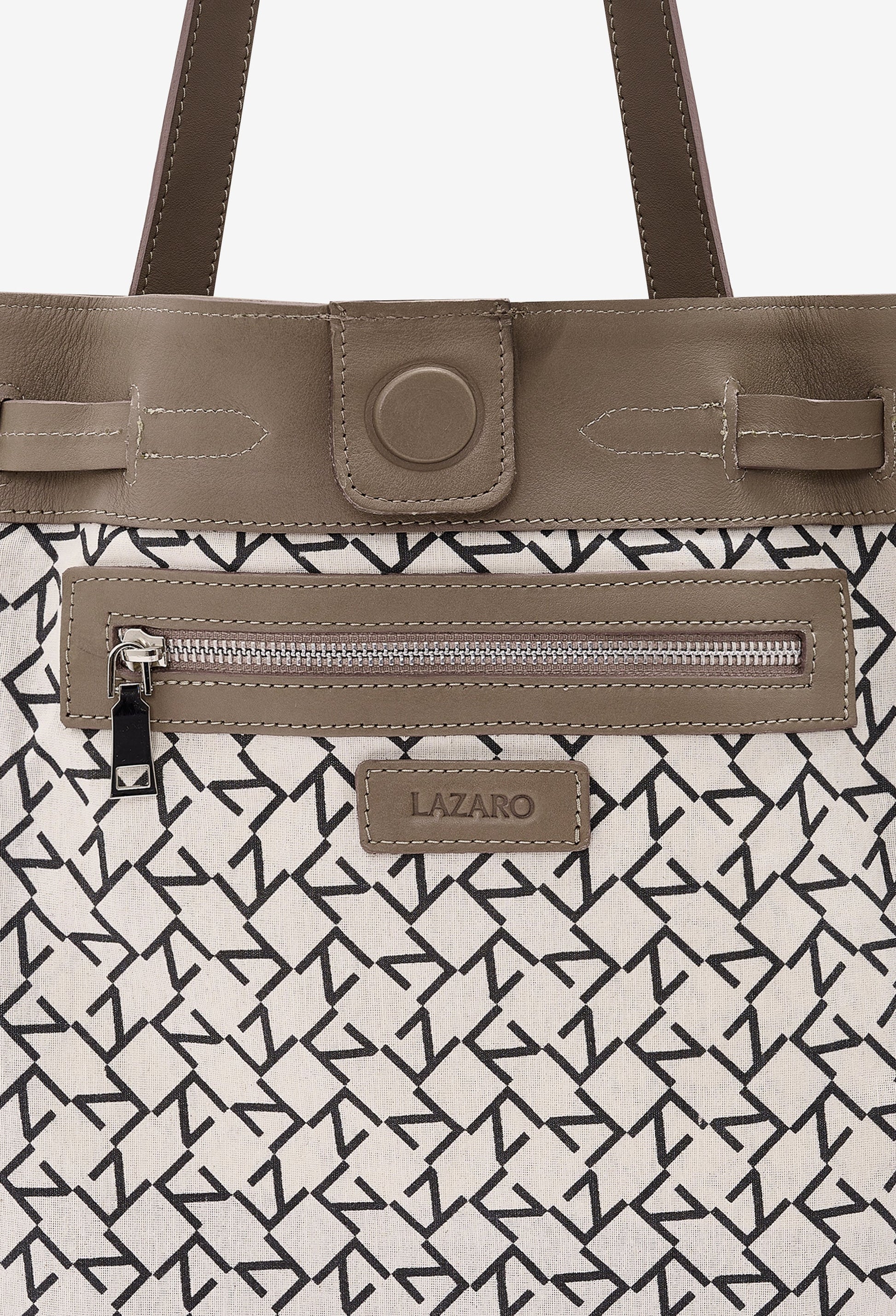 Coya Leather Bucket Bag - Mink-3